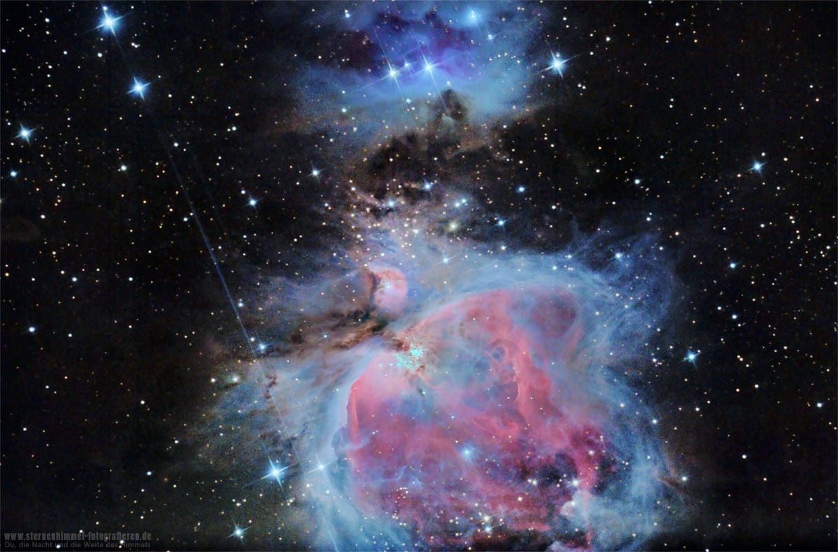 Großer Orionnebel M42 und M43 sowie Running Man