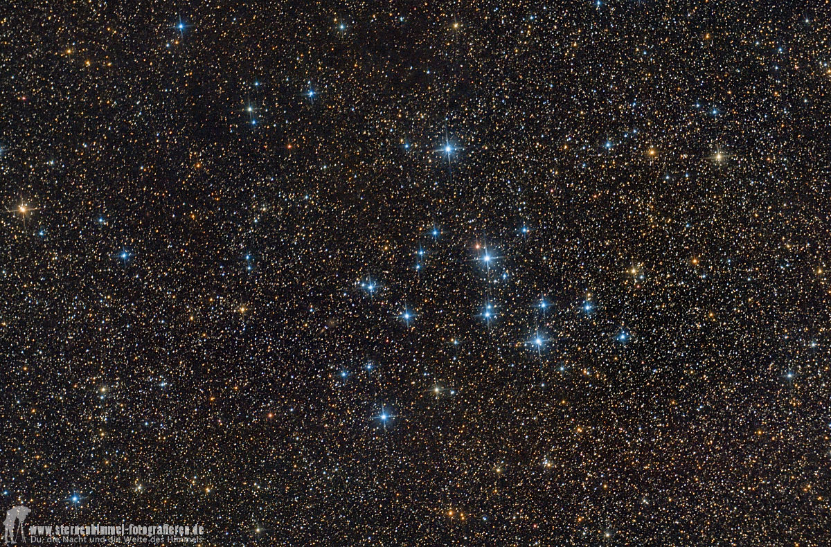M39, Messier 39, NGC 7092, offener Sternhaufen im Sternbild Schwan, Cygnus