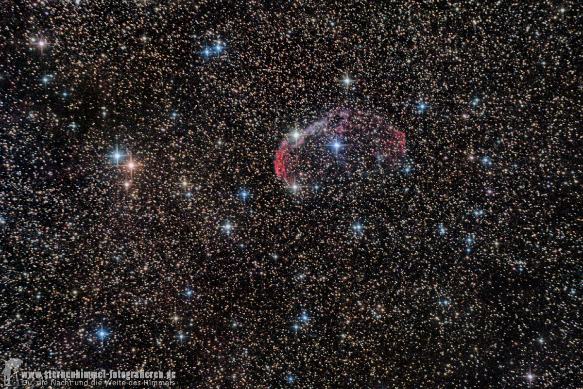 Crescent-Nebel, NGC 6888, 750 mm
