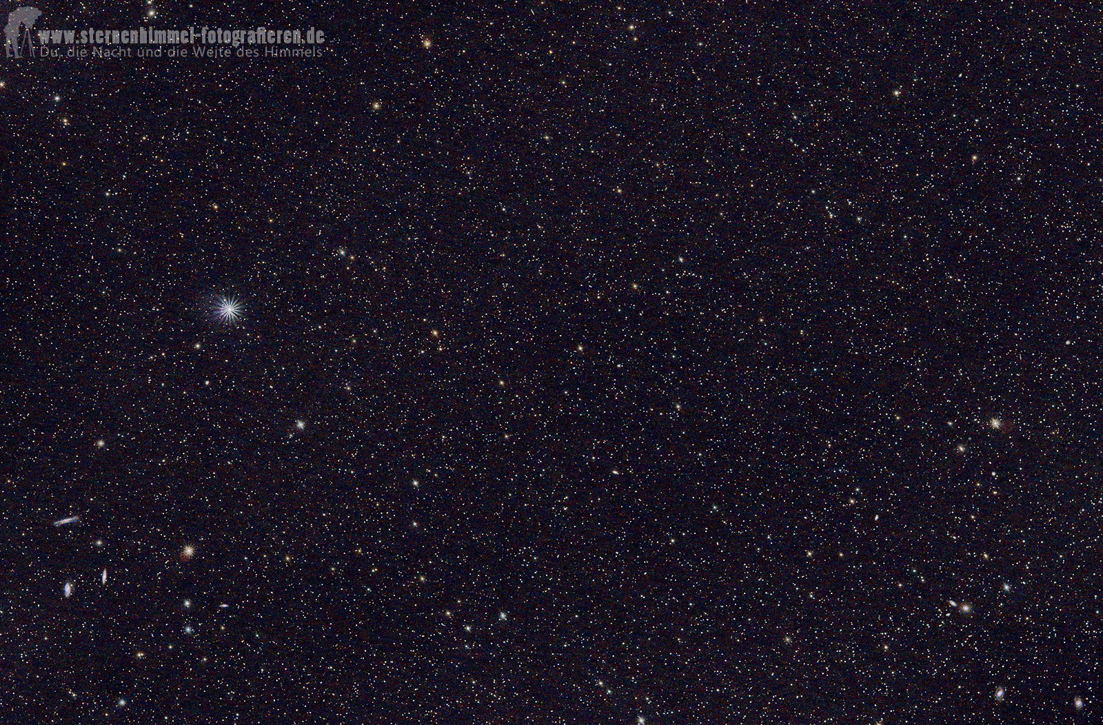 Galaxien im Sternbild Löwe - 135 mm