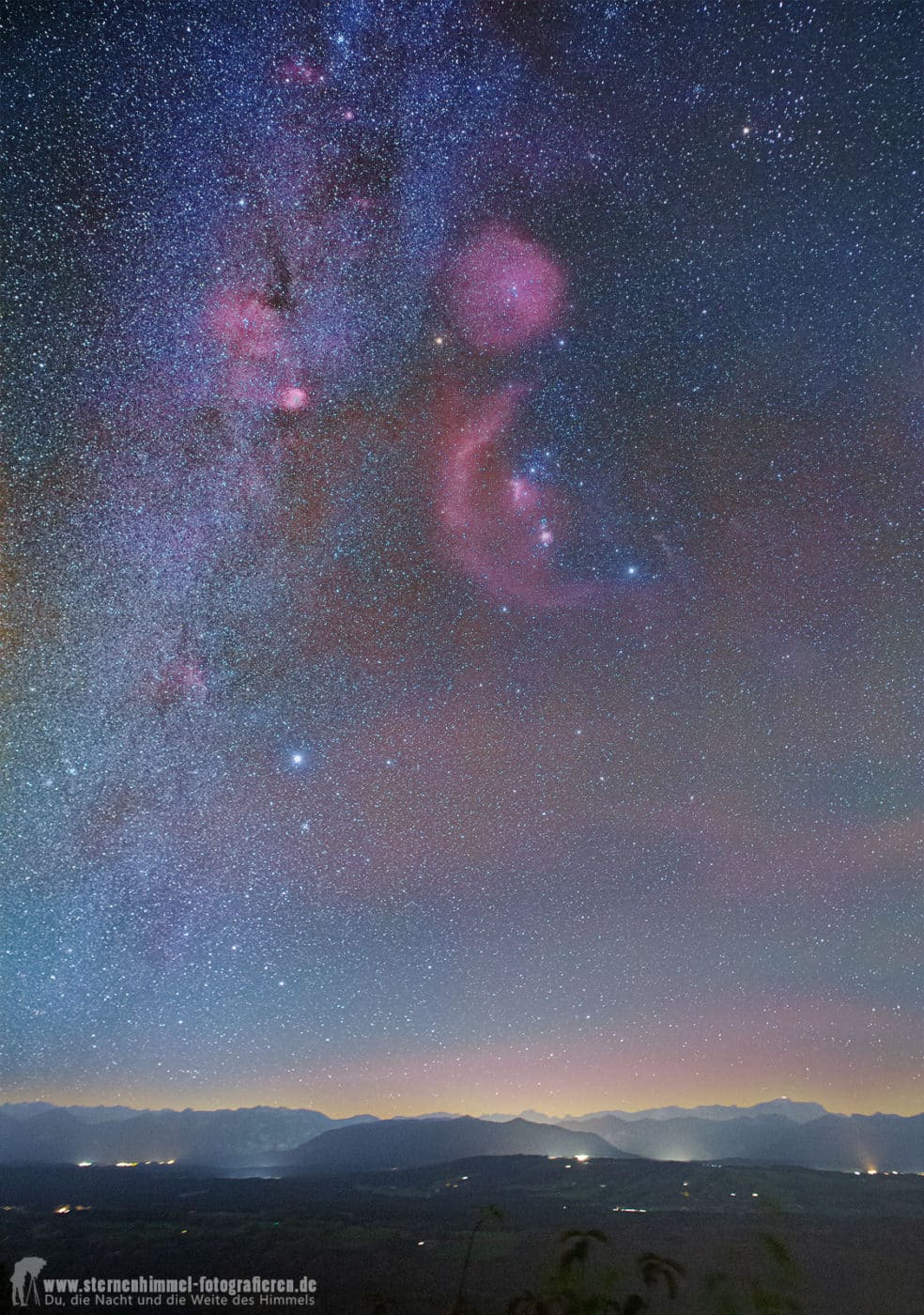 Wintermilchstraße mit Orion, Samyang 20 mm f1.8