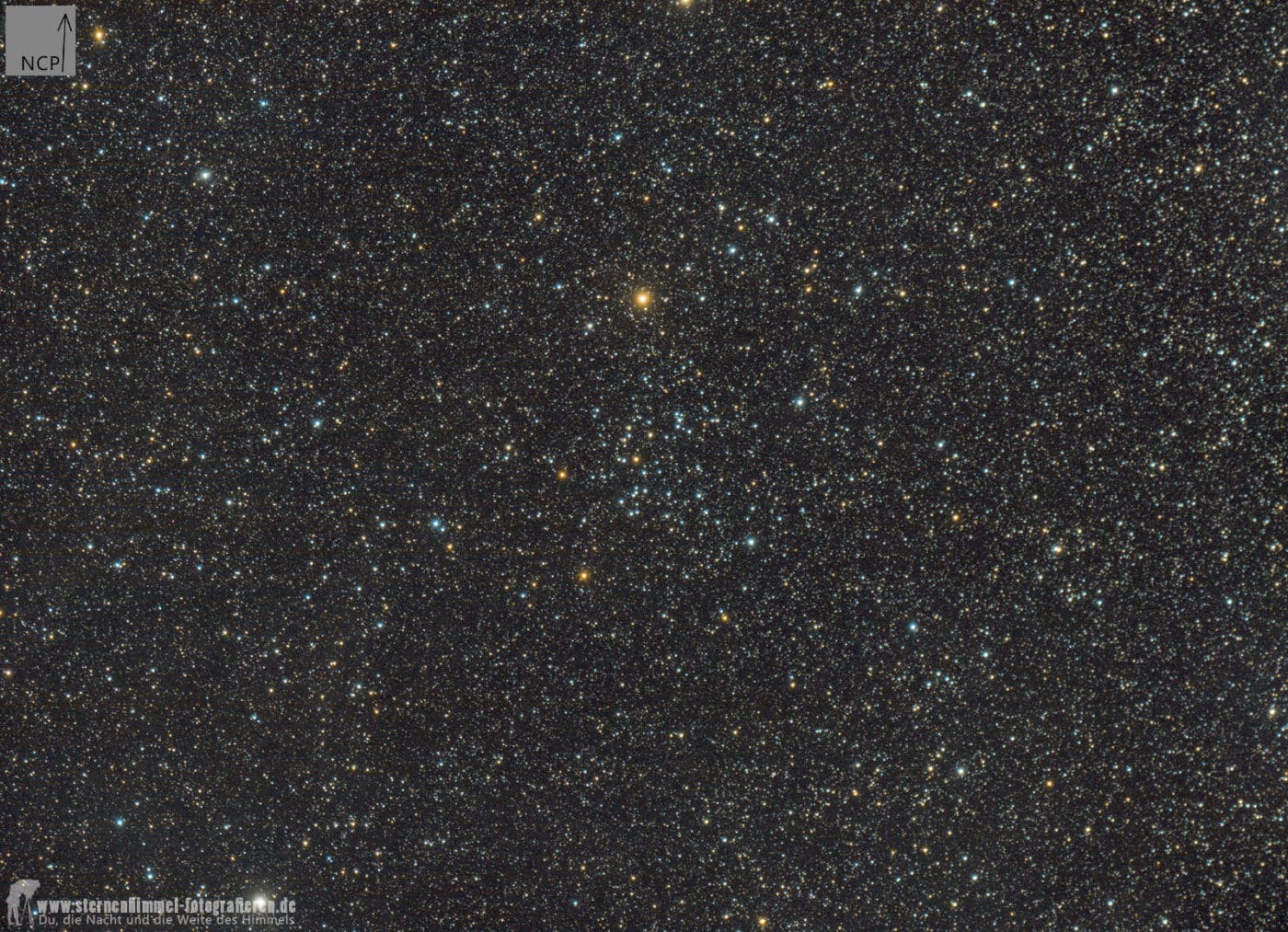 NGC 7209 - offener Sternhaufen Lacerta, Eidechse, OSH, open cluster