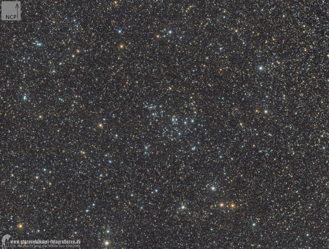 NGC 7243 - offener Sternhaufen Lacerta, Eidechse, OSH, open cluster